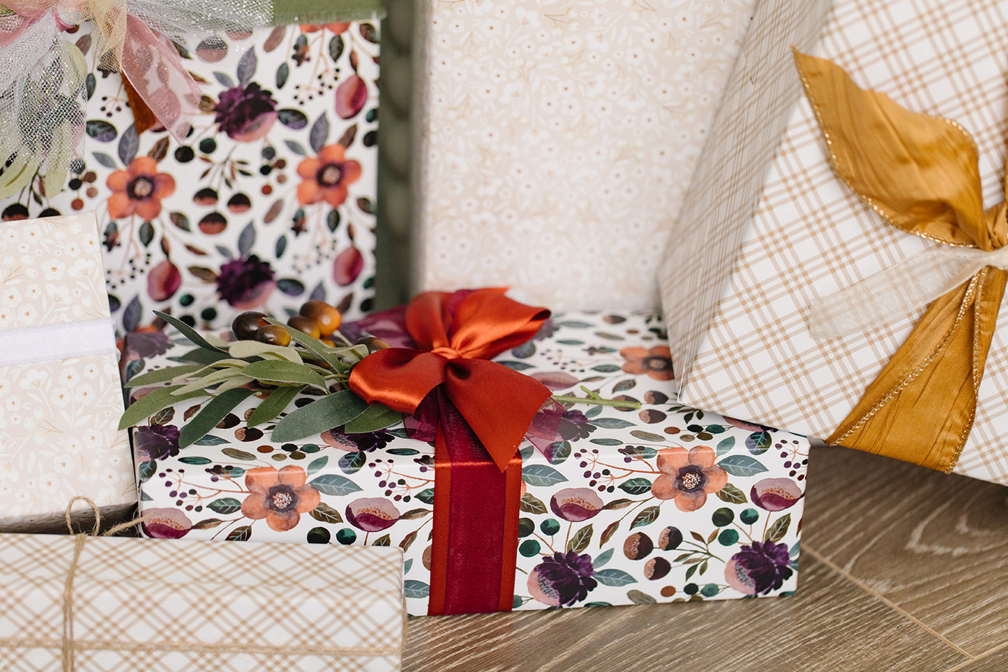 Fall Floral Wrap Roll