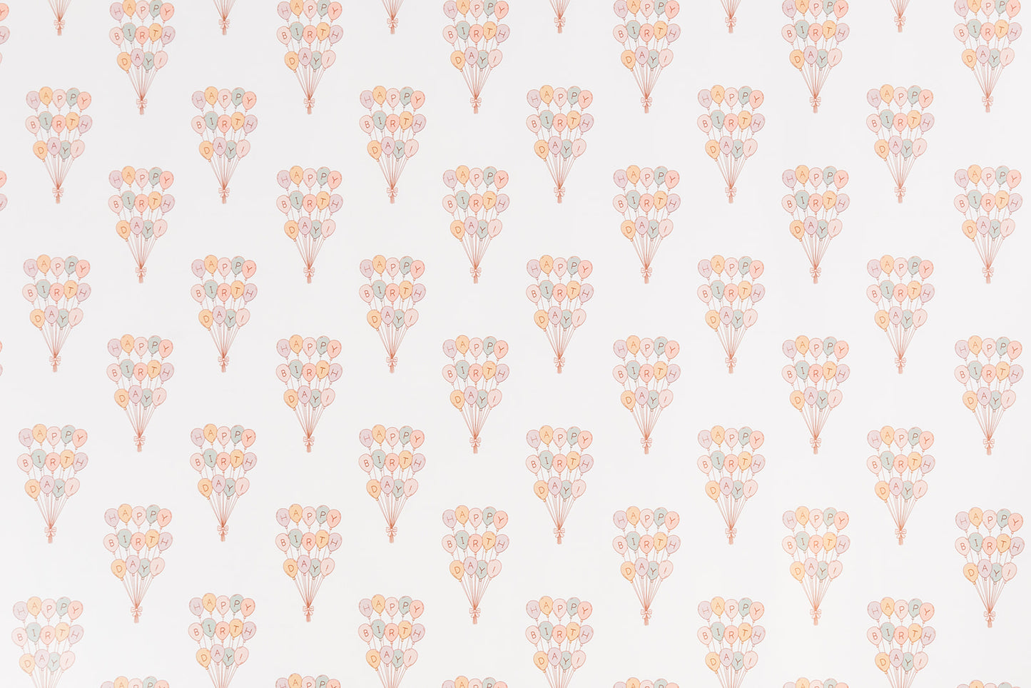 Birthday Balloons Wrap Roll