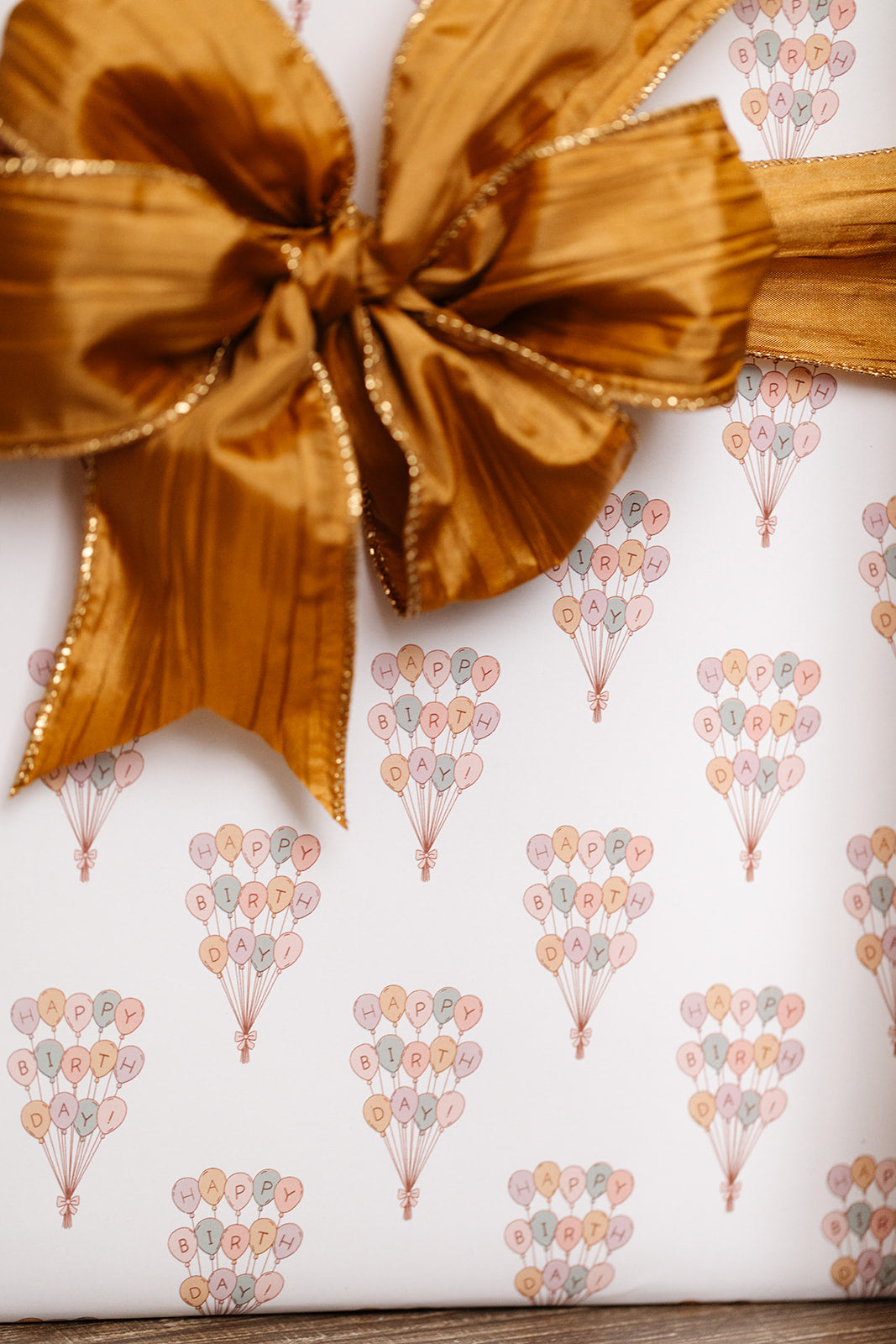 Birthday Balloons Wrap Roll
