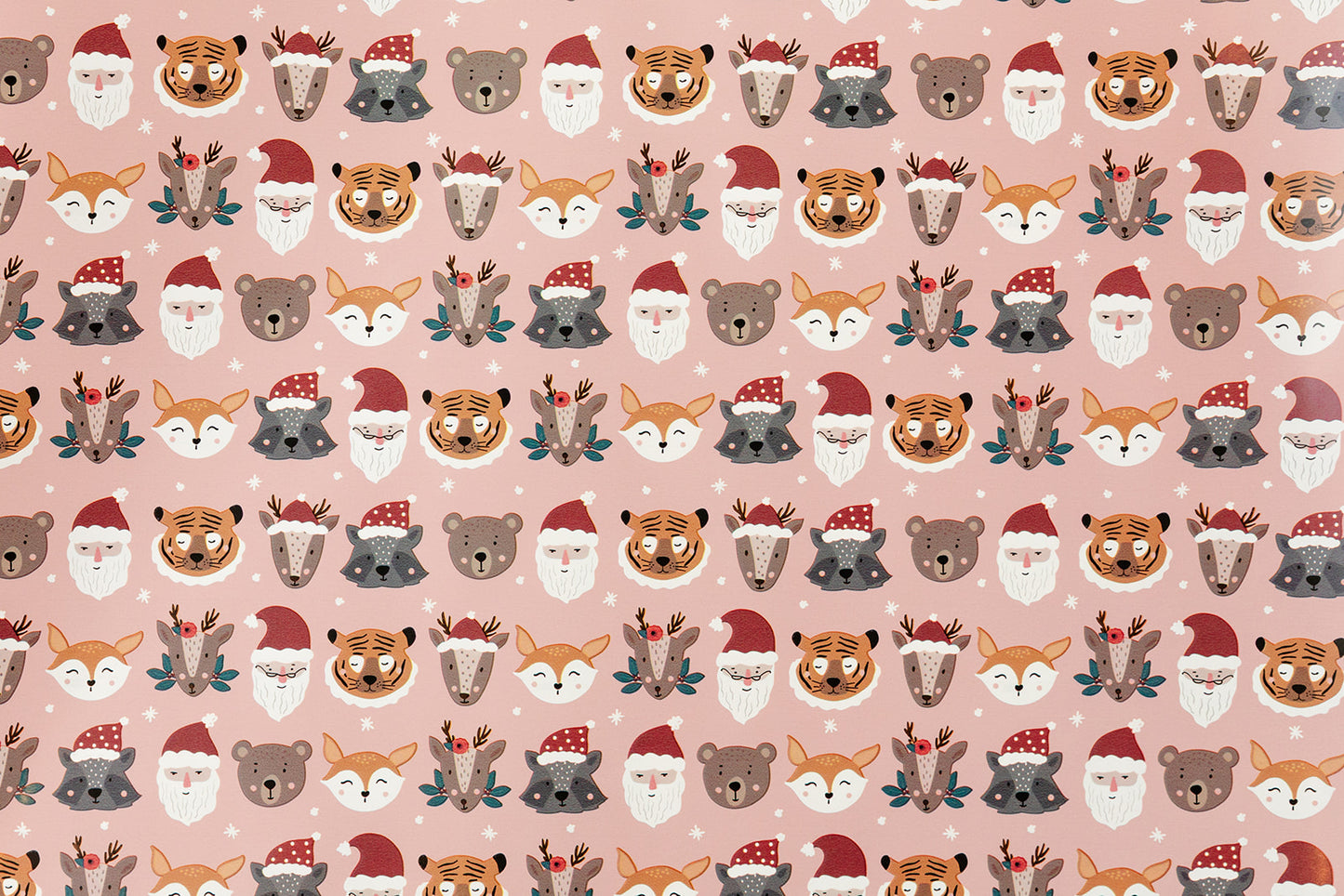 Santa Animals Wrap Roll